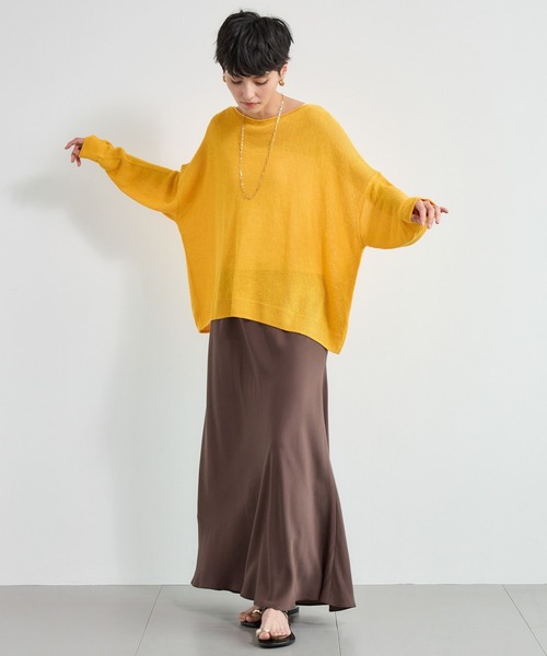 BARNYARDSTORM(バンヤードストーム)の「BARNYARDSTORM / フィブリルスカート<セットアップ対応>(スカート・レディース・カーキ/ブラウン・S/M)」の20枚目の写真