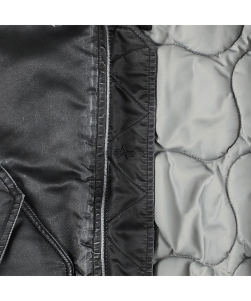 Alpha Industries(アルファインダストリーズ)の「ALPHA x WDS CWU-45P(MA-1・メンズ・リアルツリーカモ/ブラック・XL/S/M/L)」の7枚目の写真