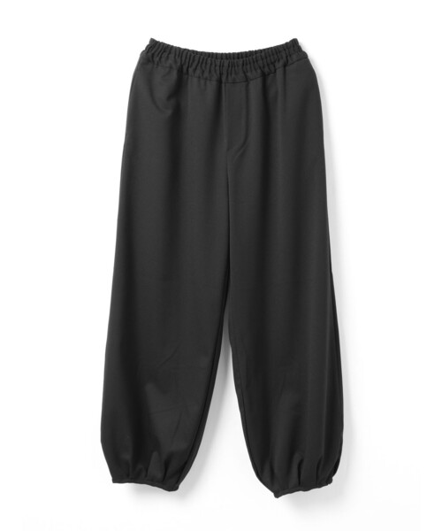 ミズイロインド（ mizuiroind ）コクーンパンツ　黒　ブラック　コクーン セール】mizuiro ind タックヘムコクーンパンツ（その他パンツ