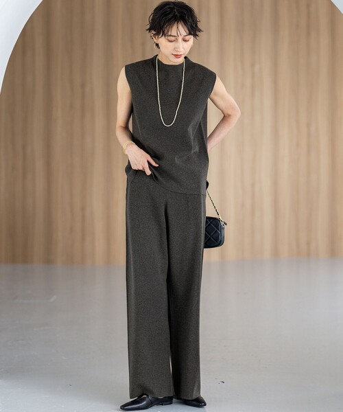 セール】【洗える/吊り干しOK】ヴィスコースストレッチ ノースリーブ