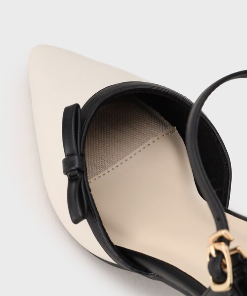 index(インデックス)の「リボンモチーフパンプス(パンプス・レディース・ブラック/アイボリー系4・01/02/03)」の10枚目の写真