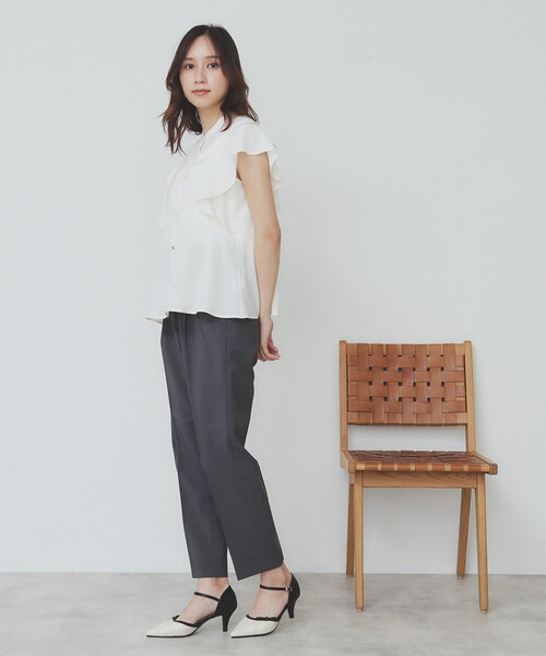 index(インデックス)の「リボンモチーフパンプス(パンプス・レディース・ブラック/アイボリー系4・01/02/03)」の7枚目の写真