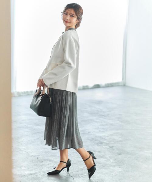 index(インデックス)の「リボンモチーフパンプス(パンプス・レディース・ブラック/アイボリー系4・01/02/03)」の8枚目の写真