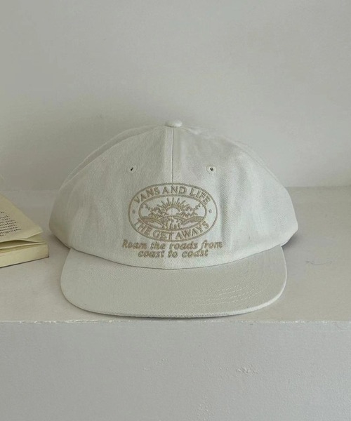 MEMECLE（メメクル）の「【 MEMECLE / メメクル 】ヴィンテージ ロゴ キャップ（キャップ・レディース・ネイビー/グリーン/アイボリー/ブラック・FREE）」の2枚目の写真