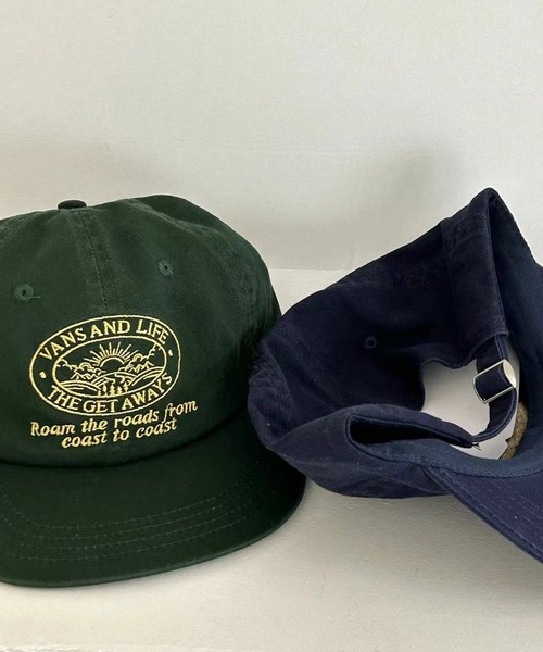 MEMECLE（メメクル）の「【 MEMECLE / メメクル 】ヴィンテージ ロゴ キャップ（キャップ・レディース・ネイビー/グリーン/アイボリー/ブラック・FREE）」の7枚目の写真