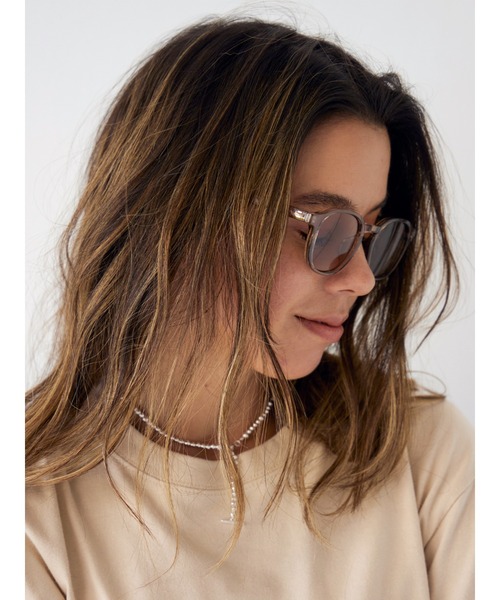 Ungrid（アングリッド）の「クリアブラウンサングラス（サングラス・レディース・ブラウン・FREE）」の2枚目の写真