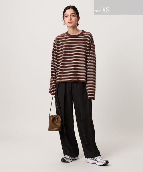 BEAUTY&YOUTH UNITED ARROWS（ビューティーアンドユースユナイテッドアローズ）の「タックワイドパンツ（スラックス・レディース・ブラック/ネイビー/コバルトブルー・S/XS/M）」の21枚目の写真