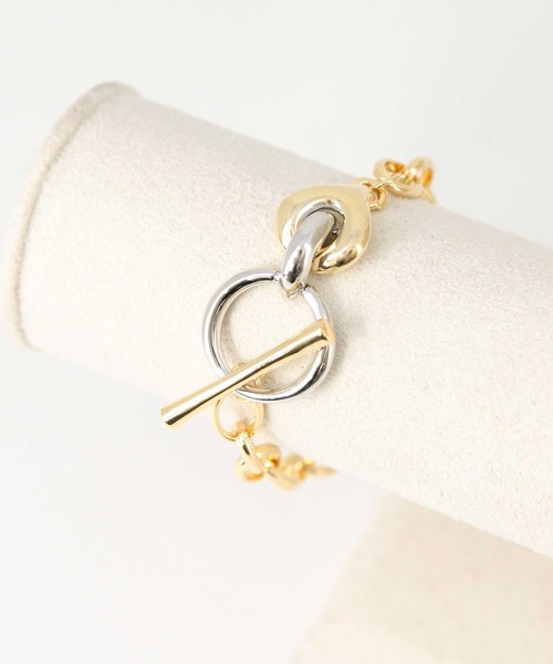 Gready Brilliant（グレディブリリアン）の「コンビブレスレット（ブレスレット・レディース・ゴールド系・FREE）」の4枚目の写真