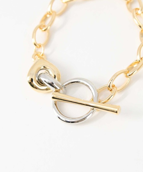 Gready Brilliant（グレディブリリアン）の「コンビブレスレット（ブレスレット・レディース・ゴールド系・FREE）」の2枚目の写真