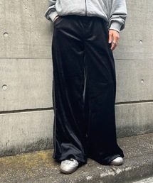 MandO（Auntie Rosa） | ベロアナイロントラックパンツ/セットアップ着用可能(その他パンツ)