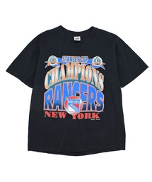 【USED】90’s anvil “NHL New York Rangers” ホッケー Tシャツ USA製