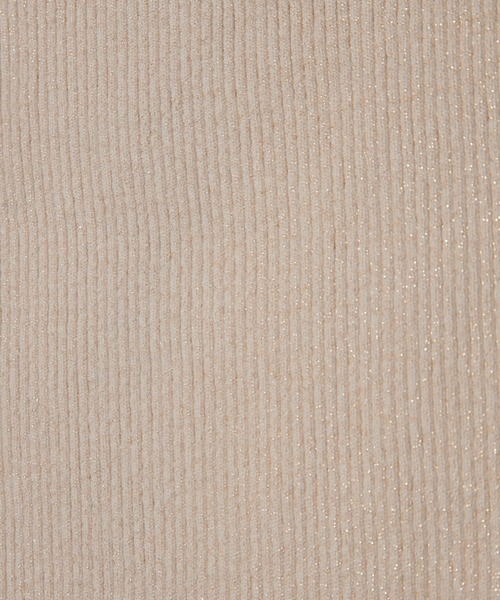 Olu.（オルドット）の「オフショルダーリボンラメニット（ニット/セーター・レディース・グレー/ピンクベージュ/ブラウン・FREE）」の12枚目の写真