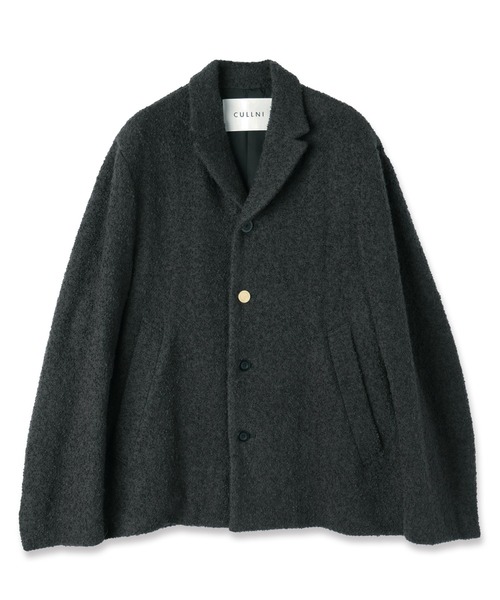CULLNI(クルニ)の「Mohair Wool Short Coat(ブルゾン・メンズ・イエロー/チャコール/ブラック・0/2/1)」の1枚目の写真