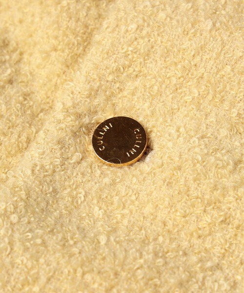 CULLNI(クルニ)の「Mohair Wool Short Coat(ブルゾン・メンズ・イエロー/チャコール/ブラック・0/2/1)」の7枚目の写真