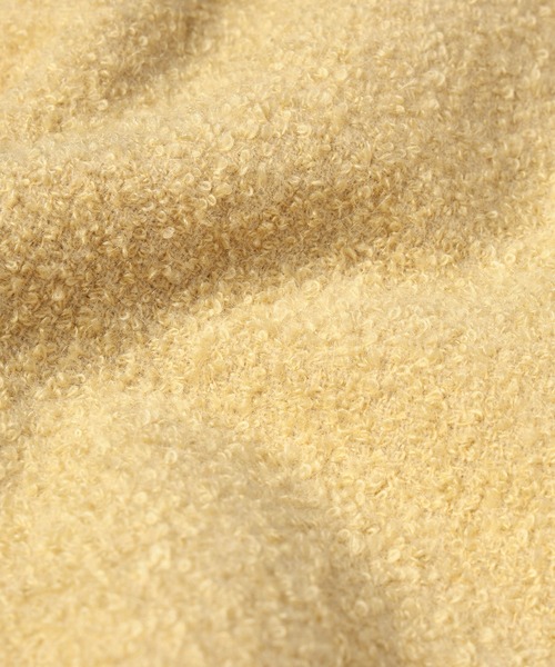 CULLNI(クルニ)の「Mohair Wool Short Coat(ブルゾン・メンズ・イエロー/チャコール/ブラック・0/2/1)」の9枚目の写真