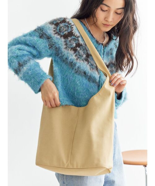 Ungrid（アングリッド）の「フェイクスウェードトートバッグ（トートバッグ・レディース・ブラウン/ベージュ・FREE）」の7枚目の写真