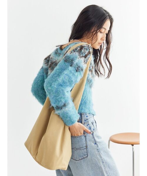 Ungrid（アングリッド）の「フェイクスウェードトートバッグ（トートバッグ・レディース・ブラウン/ベージュ・FREE）」の8枚目の写真