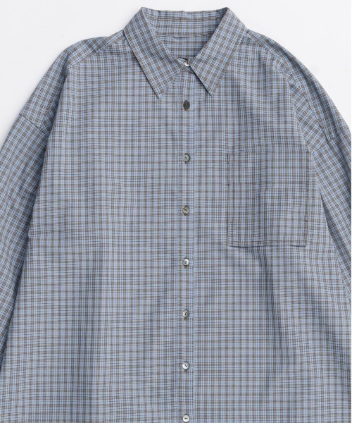 Oversized Shirt With Babushka/バブーシュカ付きオーバーサイズシャツ