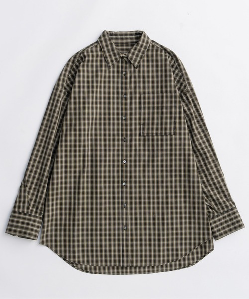 Oversized Shirt With Babushka/バブーシュカ付きオーバーサイズシャツ