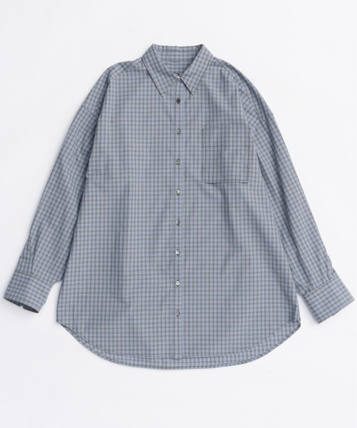 Oversized Shirt With Babushka/バブーシュカ付きオーバーサイズシャツ