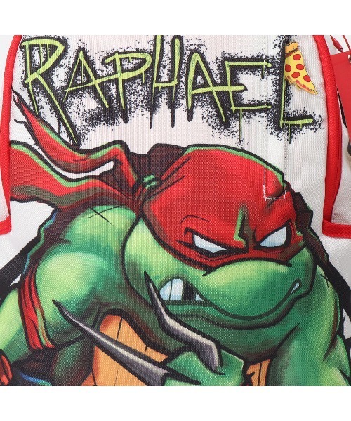 STYLISE（スタイライズ）の「【SPRAY GROUND / スプレーグラウンド】TMNT MUTANT MAYHEM RAPH BACKPACK [I]（バックパック/リュック・メンズ・ホワイト・ONE）」の4枚目の写真