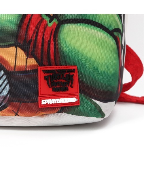 STYLISE（スタイライズ）の「【SPRAY GROUND / スプレーグラウンド】TMNT MUTANT MAYHEM RAPH BACKPACK [I]（バックパック/リュック・メンズ・ホワイト・ONE）」の5枚目の写真