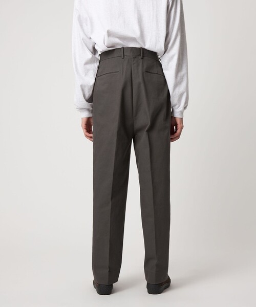 セール】＜Steven Alan＞ ドリル インツープリーツ ドレス トラウザー