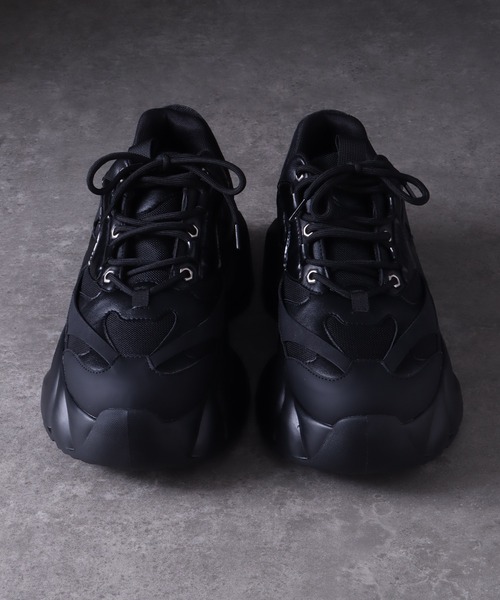 welise（ウェライズ）の「welise × 犬飼京 -ephemeral- EXボリュームハイソール+8cm ミックスマテリアル スニーカー（スニーカー・メンズ・ブラック・26.0cm/25.0cm/24.0cm/28.0cm/27.0cm）」の22枚目の写真