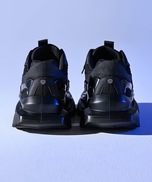 welise（ウェライズ）の「welise × 犬飼京 -ephemeral- EXボリュームハイソール+8cm ミックスマテリアル スニーカー（スニーカー・メンズ・ブラック・26.0cm/25.0cm/24.0cm/28.0cm/27.0cm）」の17枚目の写真