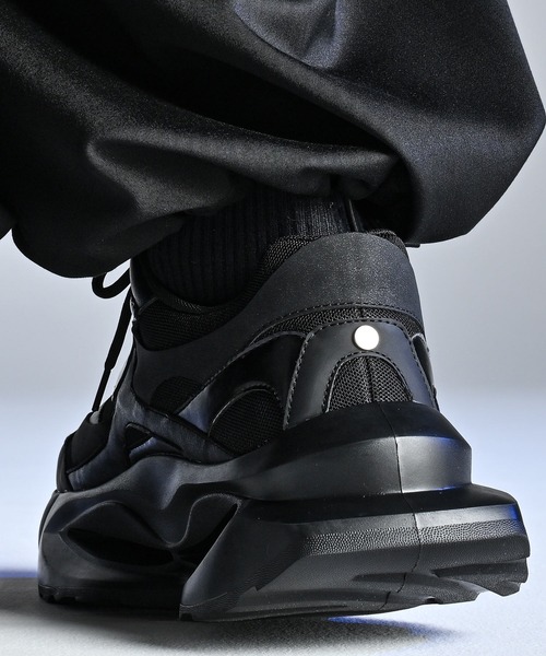 welise（ウェライズ）の「welise × 犬飼京 -ephemeral- EXボリュームハイソール+8cm ミックスマテリアル スニーカー（スニーカー・メンズ・ブラック・26.0cm/25.0cm/24.0cm/28.0cm/27.0cm）」の20枚目の写真