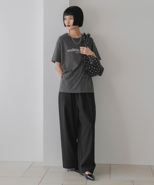 LOWRYS FARM（ローリーズファーム）の「ドットシャーリングショルダーＢＡＧ  587212（ショルダーバッグ・レディース・オフホワイト/ブラック・FREE）」の4枚目の写真