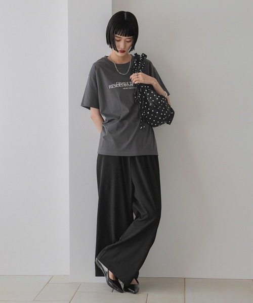 LOWRYS FARM（ローリーズファーム）の「ドットシャーリングショルダーＢＡＧ  587212（ショルダーバッグ・レディース・オフホワイト/ブラック・FREE）」の5枚目の写真