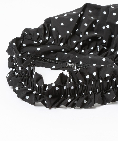 LOWRYS FARM（ローリーズファーム）の「ドットシャーリングショルダーＢＡＧ  587212（ショルダーバッグ・レディース・オフホワイト/ブラック・FREE）」の11枚目の写真