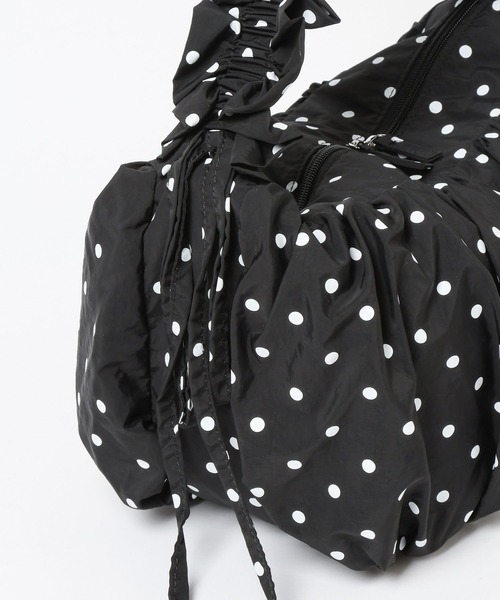 LOWRYS FARM（ローリーズファーム）の「ドットシャーリングショルダーＢＡＧ  587212（ショルダーバッグ・レディース・オフホワイト/ブラック・FREE）」の12枚目の写真