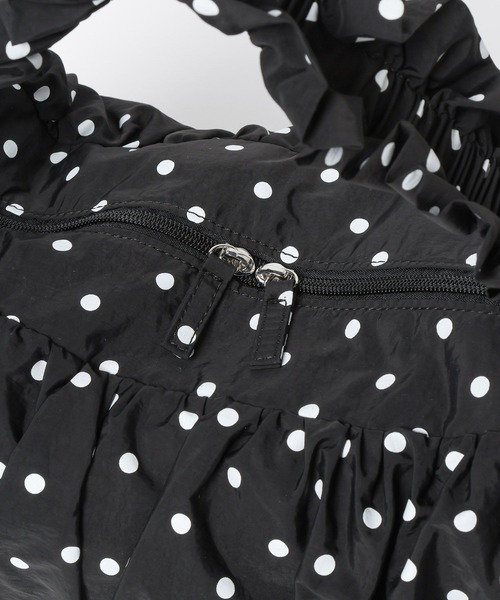 LOWRYS FARM（ローリーズファーム）の「ドットシャーリングショルダーＢＡＧ  587212（ショルダーバッグ・レディース・オフホワイト/ブラック・FREE）」の13枚目の写真