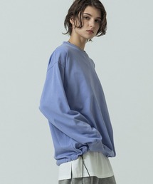 SLICK（スリック）の「【SLICK/スリック】30/2 Compact Yarn Drawstring T-Shirt/コンパクトヤーンドローストリングTシャツ/オーバーサイズ シルエット（Tシャツ/カットソー）」