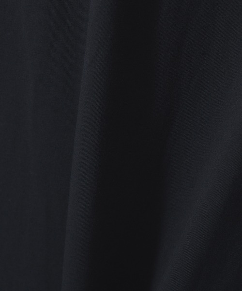 SLICK（スリック）の「【SLICK/スリック】30/2 Compact Yarn Drawstring T-Shirt/コンパクトヤーンドローストリングTシャツ/オーバーサイズ シルエット（Tシャツ/カットソー・メンズ・グレイッシュベージュ/ブラック/ブラウン/ホワイト/ダークブラウン/ラベンダー・1/3/2）」の13枚目の写真