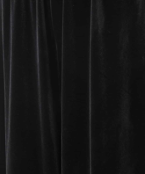 MK MICHEL KLEIN（エムケーミッシェルクラン）の「スノーベロア ワイドパンツ/洗える（その他パンツ・レディース・ライトブラウン/ブラック・38）」の4枚目の写真