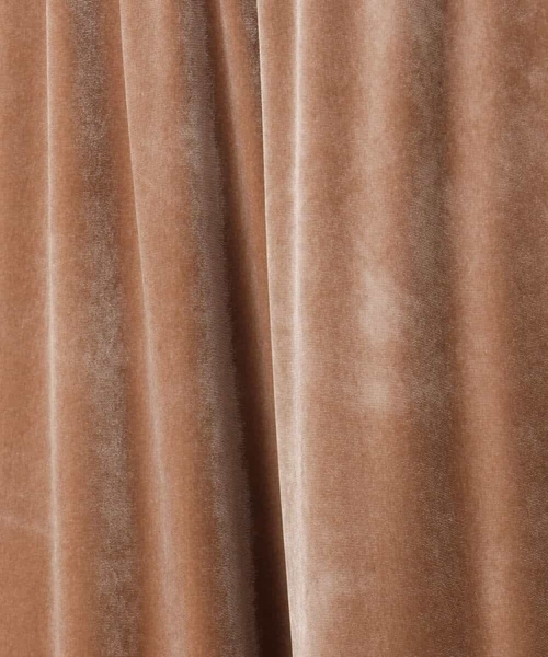 MK MICHEL KLEIN（エムケーミッシェルクラン）の「スノーベロア ワイドパンツ/洗える（その他パンツ・レディース・ライトブラウン/ブラック・38）」の15枚目の写真