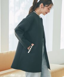 専用です❣️La boutique BonBon ロングコート　ロングアウター 長く着れる大人の上質アウター】ダブルフェイスロングコート