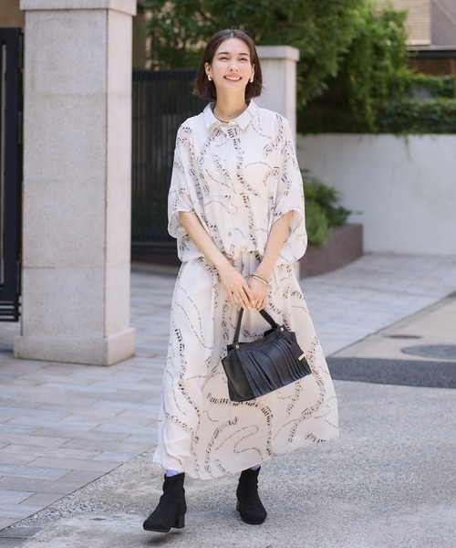 KATHARINE ROSS（キャサリンロス）の「【KATHARINE ROSS】story. フリンジハンドバッグ（ハンドバッグ・レディース・ブラック/ダークブラウン・MEDIUM）」の14枚目の写真