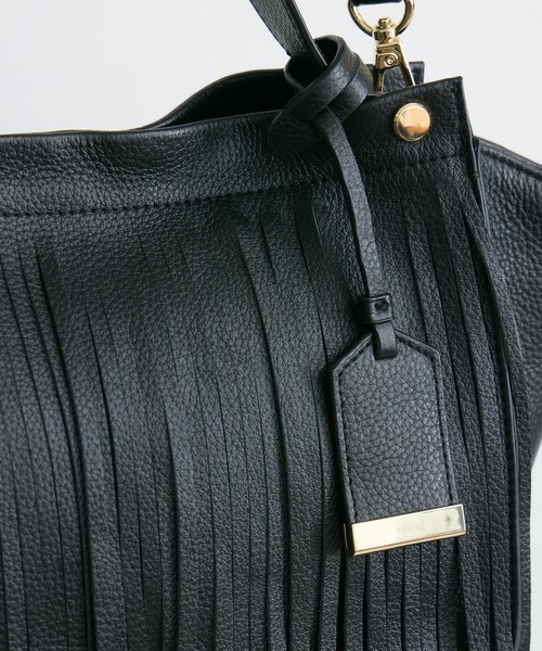 KATHARINE ROSS（キャサリンロス）の「【KATHARINE ROSS】story. フリンジハンドバッグ（ハンドバッグ・レディース・ブラック/ダークブラウン・MEDIUM）」の18枚目の写真