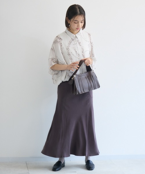 KATHARINE ROSS（キャサリンロス）の「【KATHARINE ROSS】story. フリンジハンドバッグ（ハンドバッグ・レディース・ブラック/ダークブラウン・MEDIUM）」の20枚目の写真