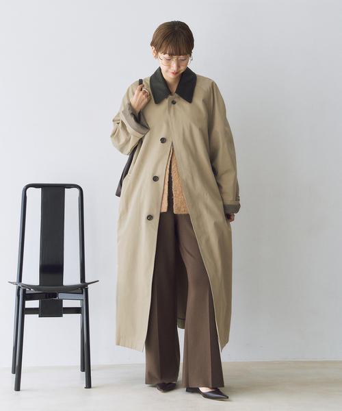 plage（プラージュ）の「R’IAM レザーカラーTRENCH コート（トレンチコート・レディース・ベージュ・34/38）」の20枚目の写真