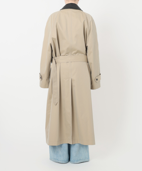 plage（プラージュ）の「R’IAM レザーカラーTRENCH コート（トレンチコート・レディース・ベージュ・34/38）」の4枚目の写真