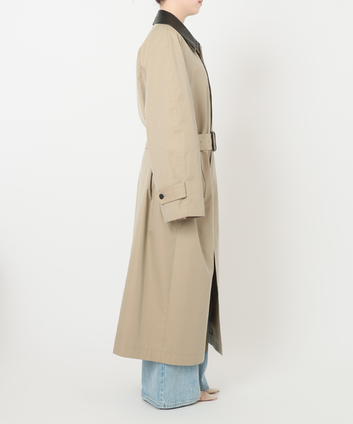 plage（プラージュ）の「R’IAM レザーカラーTRENCH コート（トレンチコート・レディース・ベージュ・34/38）」の5枚目の写真