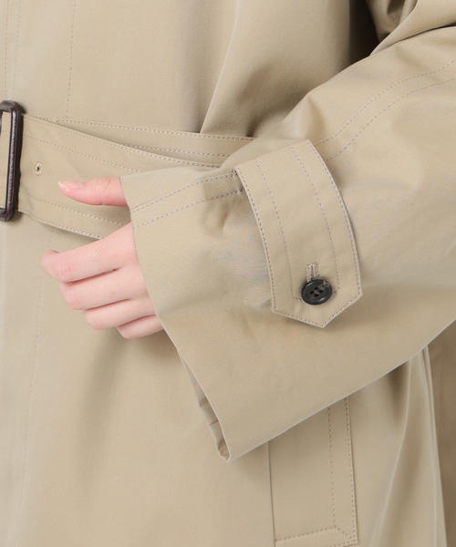 plage（プラージュ）の「R’IAM レザーカラーTRENCH コート（トレンチコート・レディース・ベージュ・34/38）」の7枚目の写真