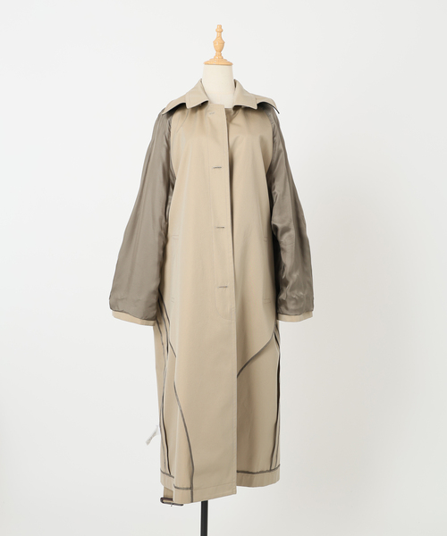 plage（プラージュ）の「R’IAM レザーカラーTRENCH コート（トレンチコート・レディース・ベージュ・34/38）」の13枚目の写真