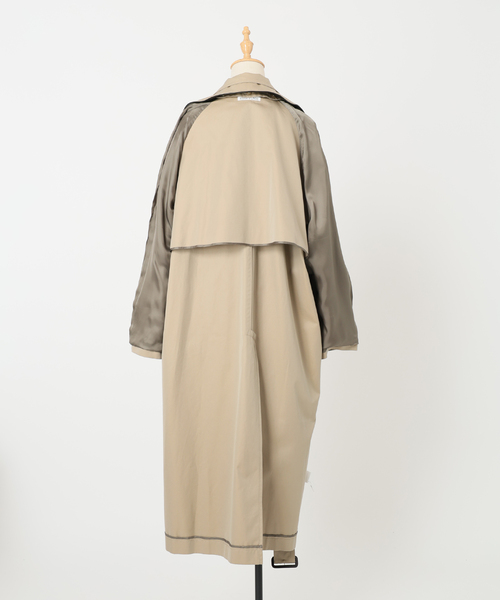 plage（プラージュ）の「R’IAM レザーカラーTRENCH コート（トレンチコート・レディース・ベージュ・34/38）」の14枚目の写真