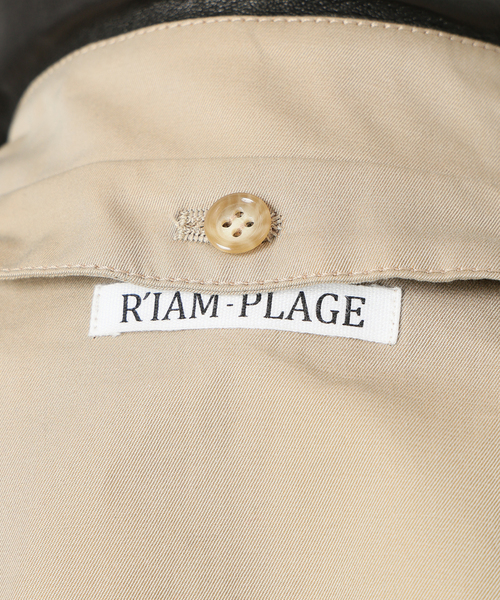 plage（プラージュ）の「R’IAM レザーカラーTRENCH コート（トレンチコート・レディース・ベージュ・34/38）」の15枚目の写真